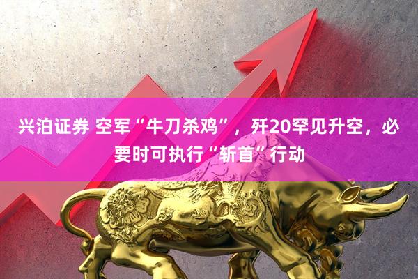 兴泊证券 空军“牛刀杀鸡”，歼20罕见升空，必要时可执行“斩首”行动